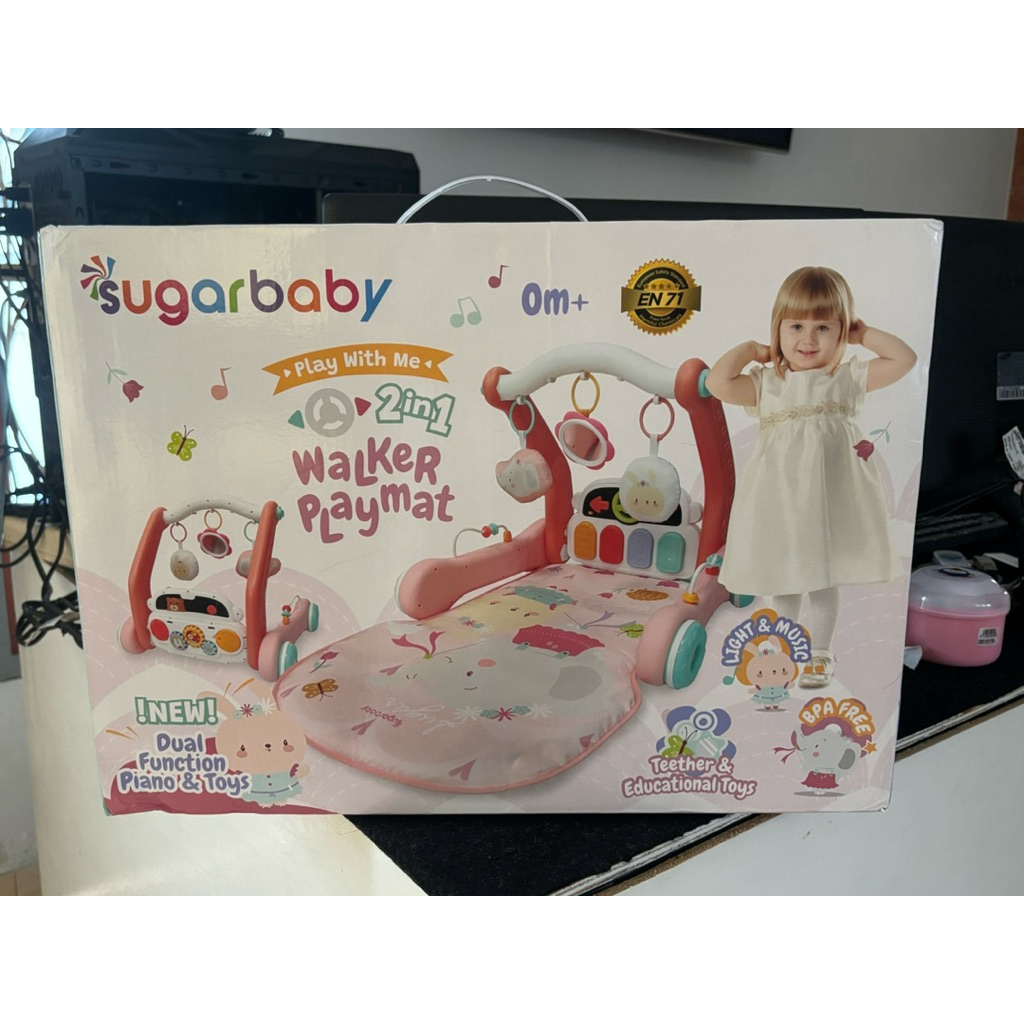 Sugar Baby Walker Playmat 2in 1-Preloved