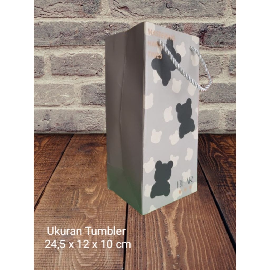 

Paper Bag Tumbler ukuran 24,5 x 12 x 10 cm