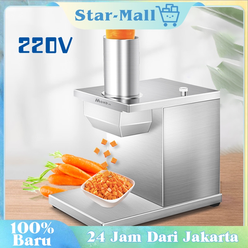 Alat Pemotong Sayuran Serbaguna Mesin Mesin Potong Dadu Pemotong Dadu Chopper Sayuran