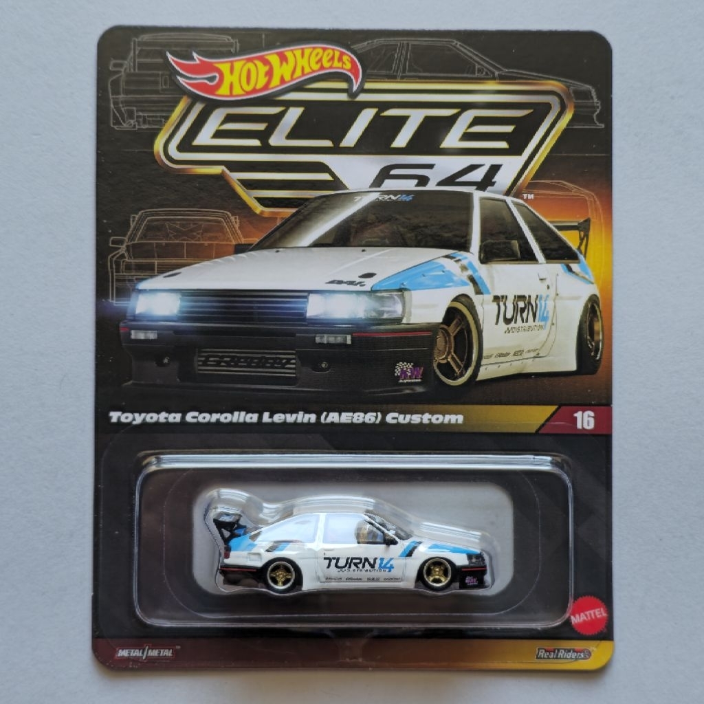 Hot Wheels Elite64 Toyota Corolla Levin