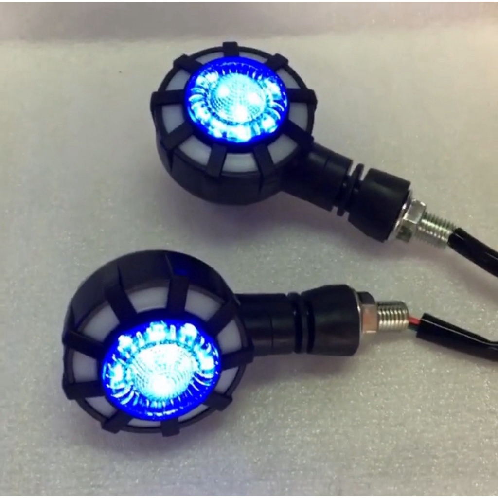 Lampu Sein Sen Bulat DC-12V Universal Semua Motor / Sein LED Running Bulat Classic Klasik