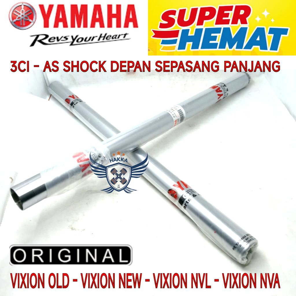 2PCS 3CI ORIGINAL AS SHOCK YAMAHA VIXION OLD, AS SHOCK DEPAN YAMAHA VIXION NEW, AS SHOCK DEPAN YAMAH