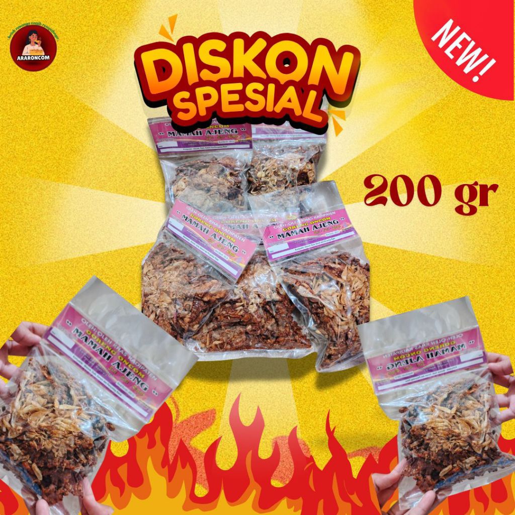 Keripik Oncom Mamah Ajeng 200gram
