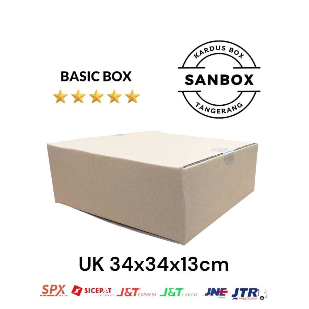 

Kardus Box Polos UK 34x34x13cm