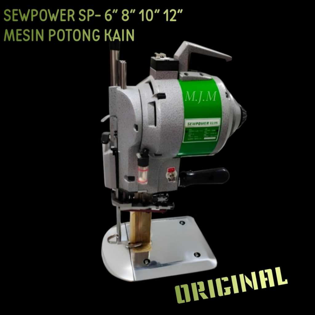 (( SEWPOWER ORIGINAL )) MESIN POTONG KAIN TEGAK 6" 8" 10" 12" / MESIN POTONG KM SEWPOWER SP