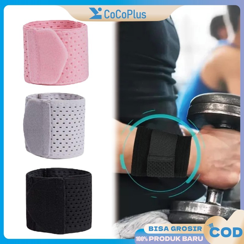 Deker Pergelangan Tangan Olahraga Wrist Support Sleeve dengan Fungsi Stabilkan Pergelangan & Mencega