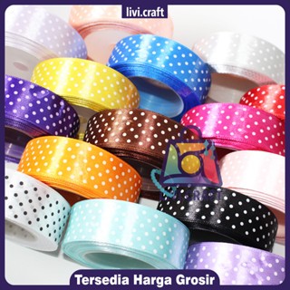 

Pita Satin Polkadot Roll 1 Inch (2,5 cm) / Pita Polkadot