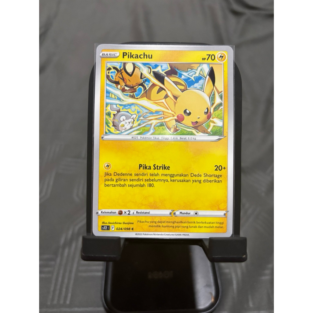 Pikachu pika strike s12 024/098