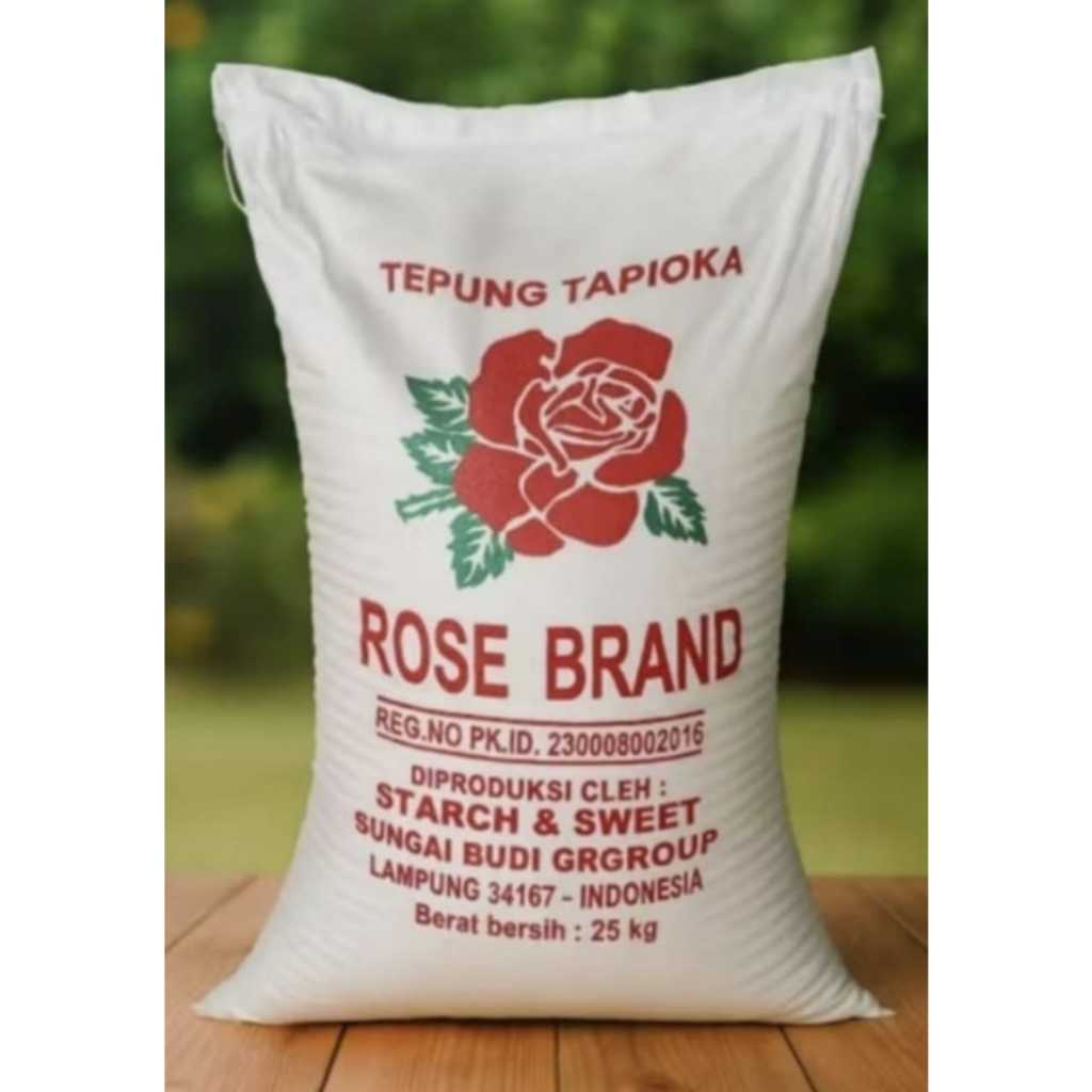 

Tepung Tapioka / Tepung Kanji Rose Brand 25kg