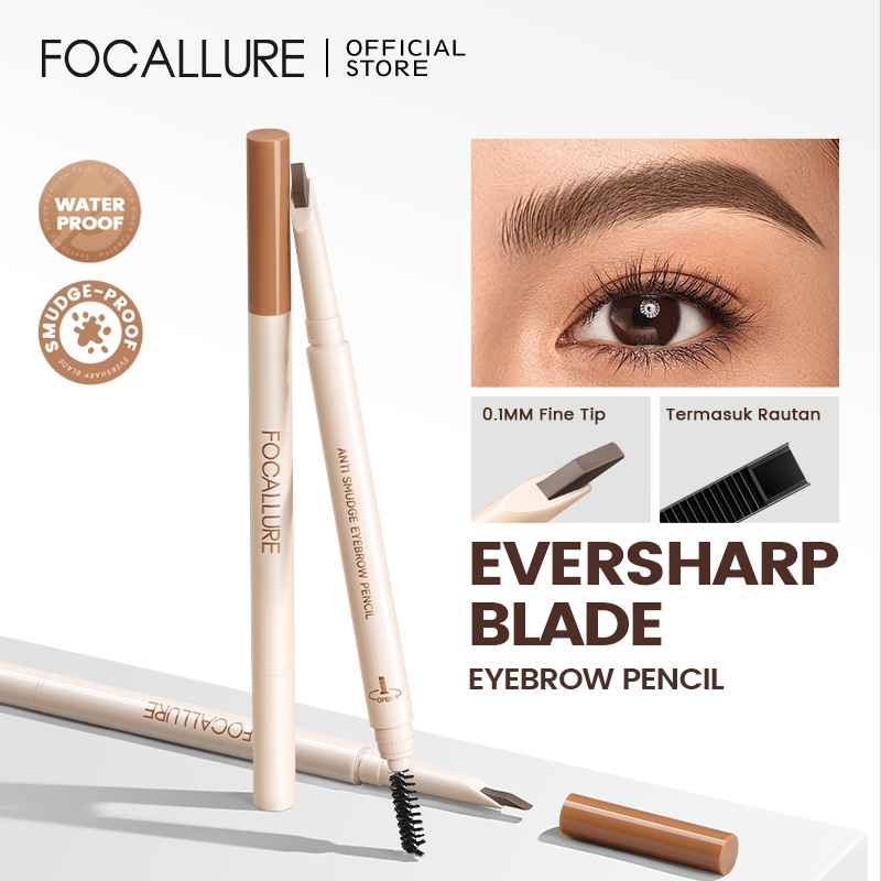 [Upgraded ]FOCALLURE 0.1MM Ultra-fine Eyebrow Pencil Waterproof Pensil Alis