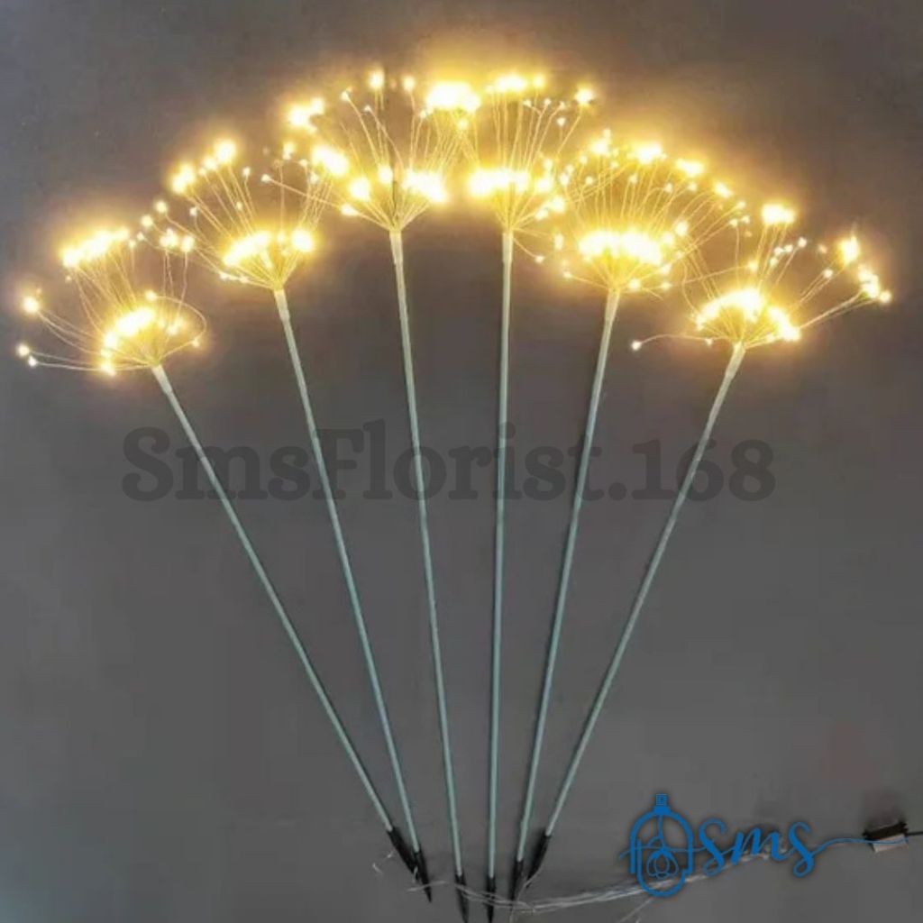SMS Lampu Tancap Kembang Api Dekorasi Pernikahan 1SET LAMPU STANDING KEMBANG API FIREWORKS
