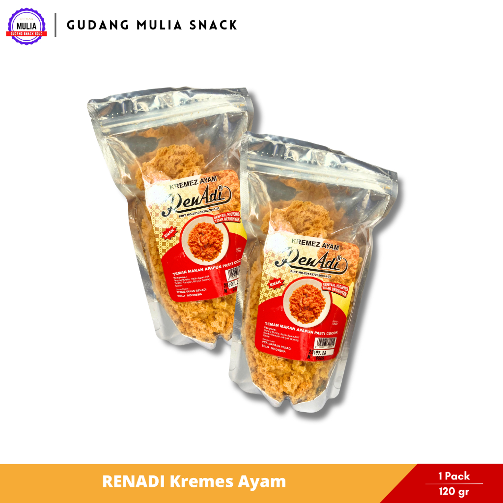 

RENADI Kremes Ayam 120 Gram