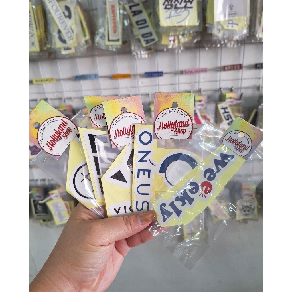 Sticker MIX Group EXID SF9 WJSN Billlie Fromis 9 LOONA ONEUS Secret Number (5pcs Sticker) Unofficial