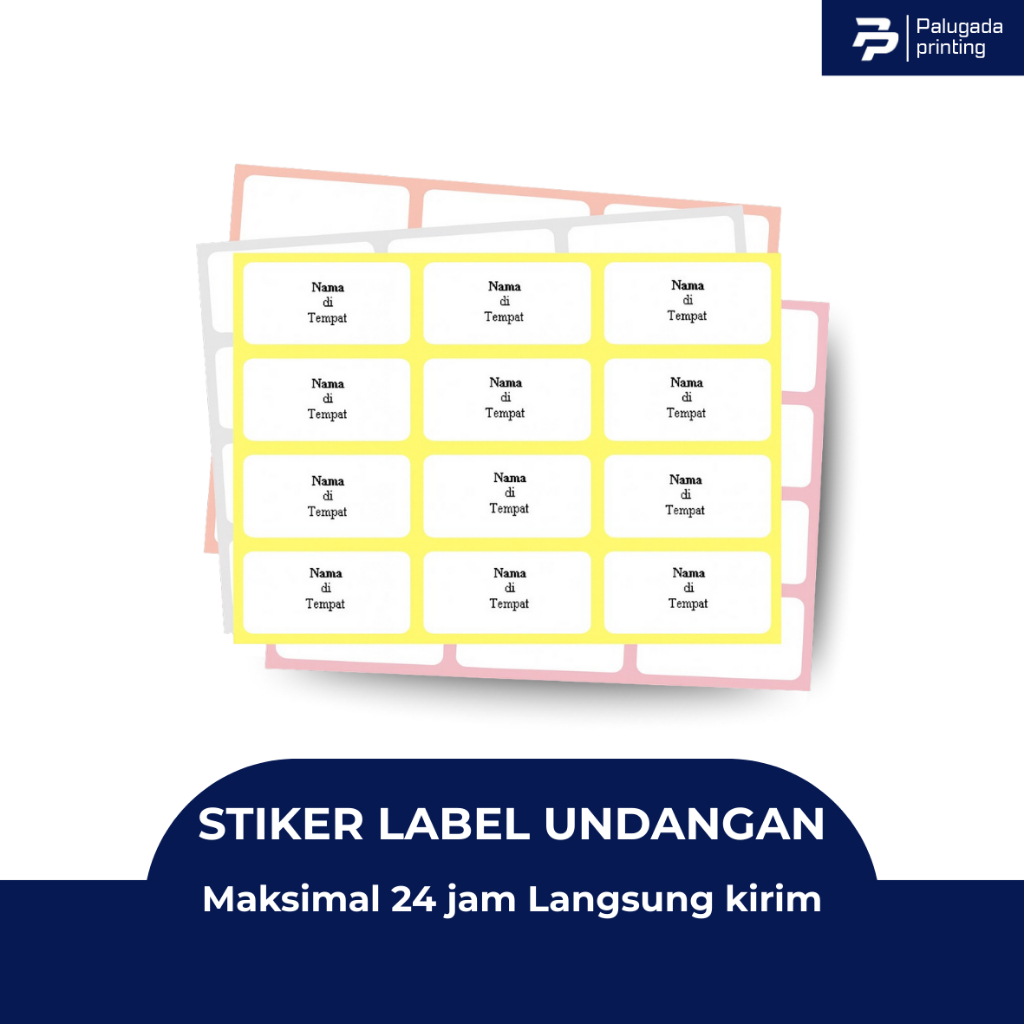 

Cetak Label Nama Undangan 103 / Proses Cepat / Label Sekolah 103