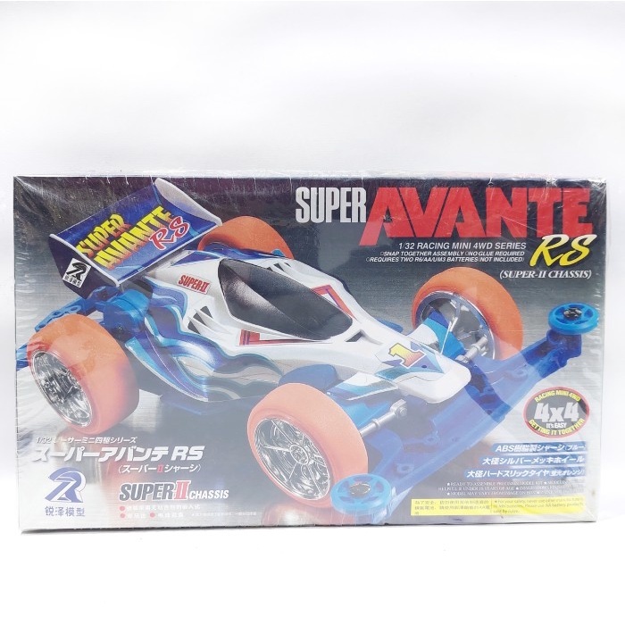 Mini 4wd Merk Ruize Super Avante RS Super 2 Chassis