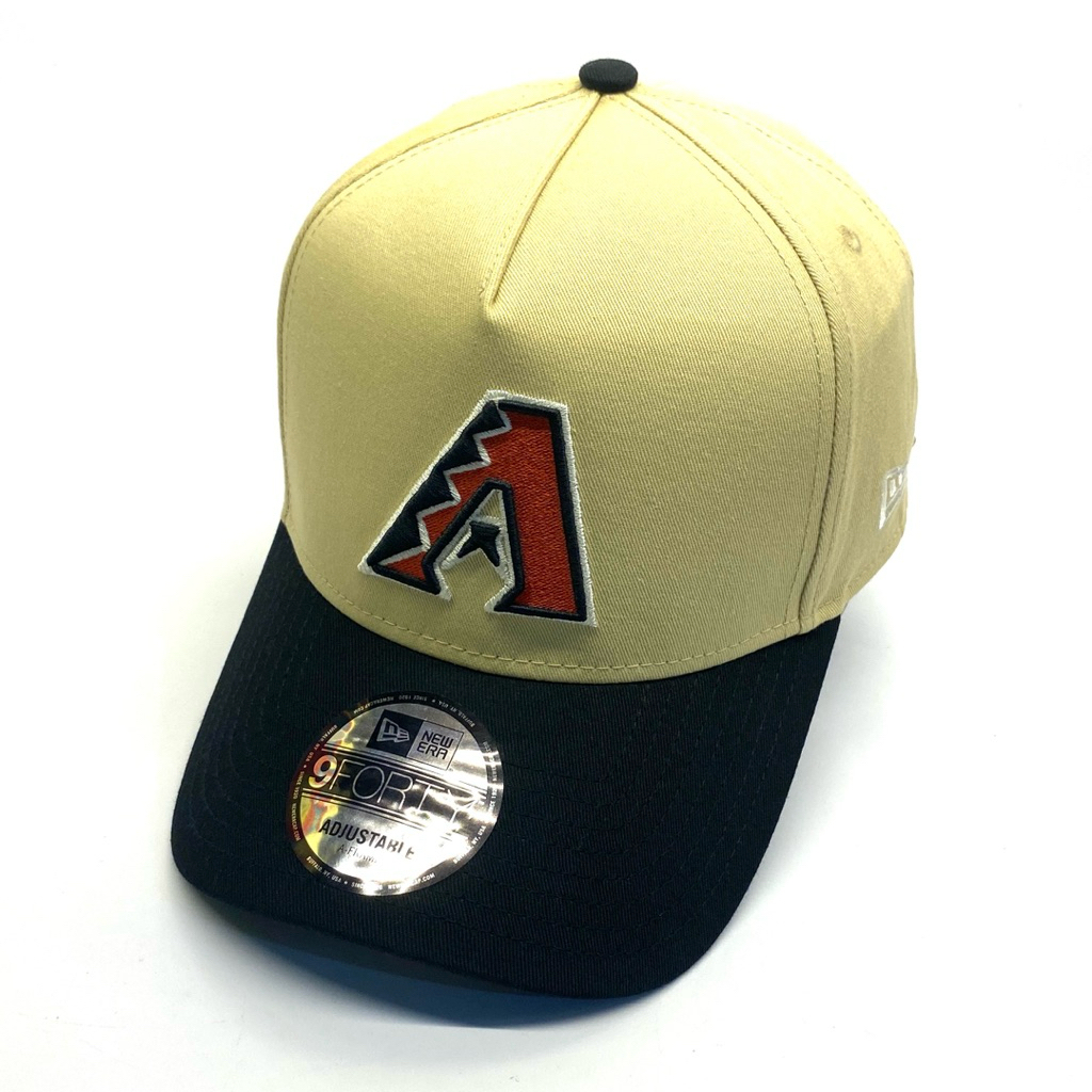 Topi New Era Original 9Forty A-Frame MLB Arizona Diamondbacks City Side Patch Cream Black