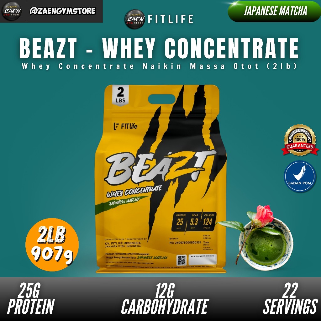 Fitlife Beazt Whey Concentrate 2 Lbs Beast Whey Protein