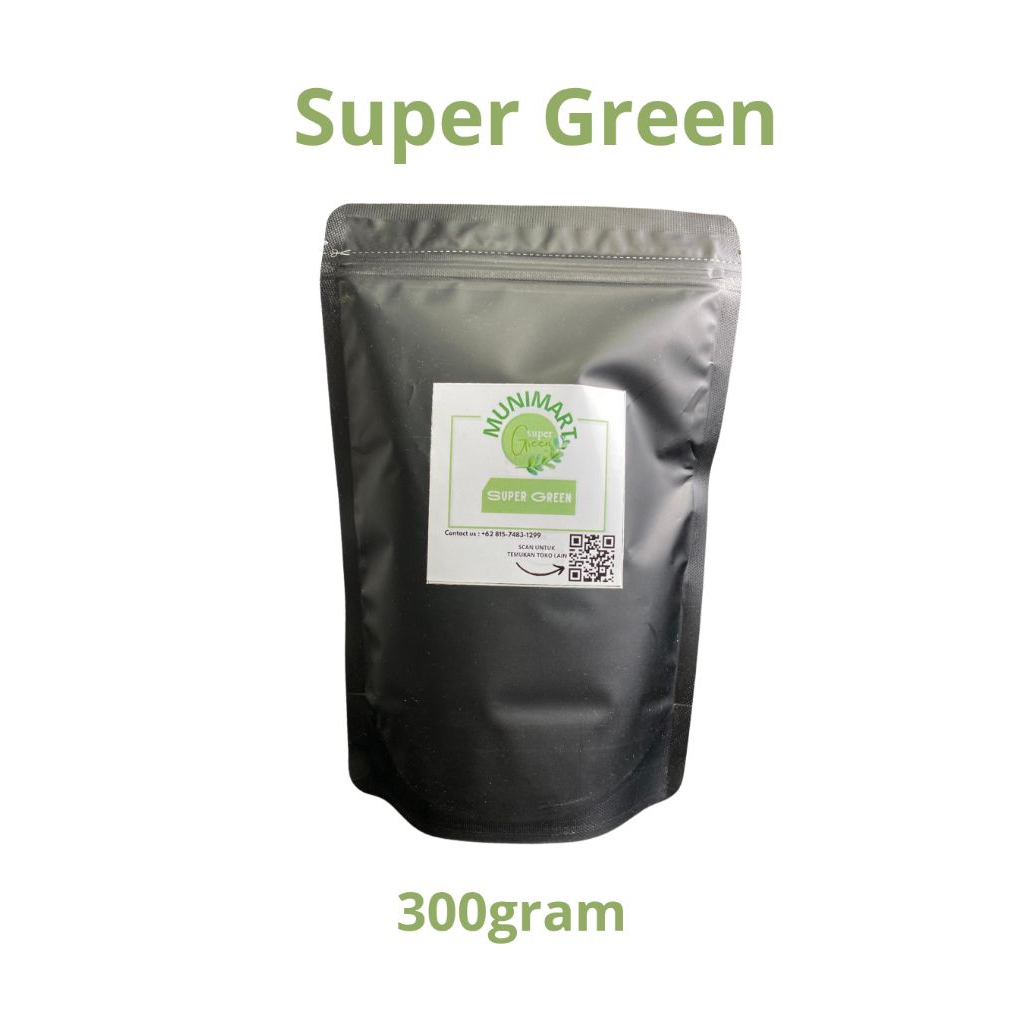 

300gram hijaauuu bubuk siap seduh cabang MUNIMART sukabumi