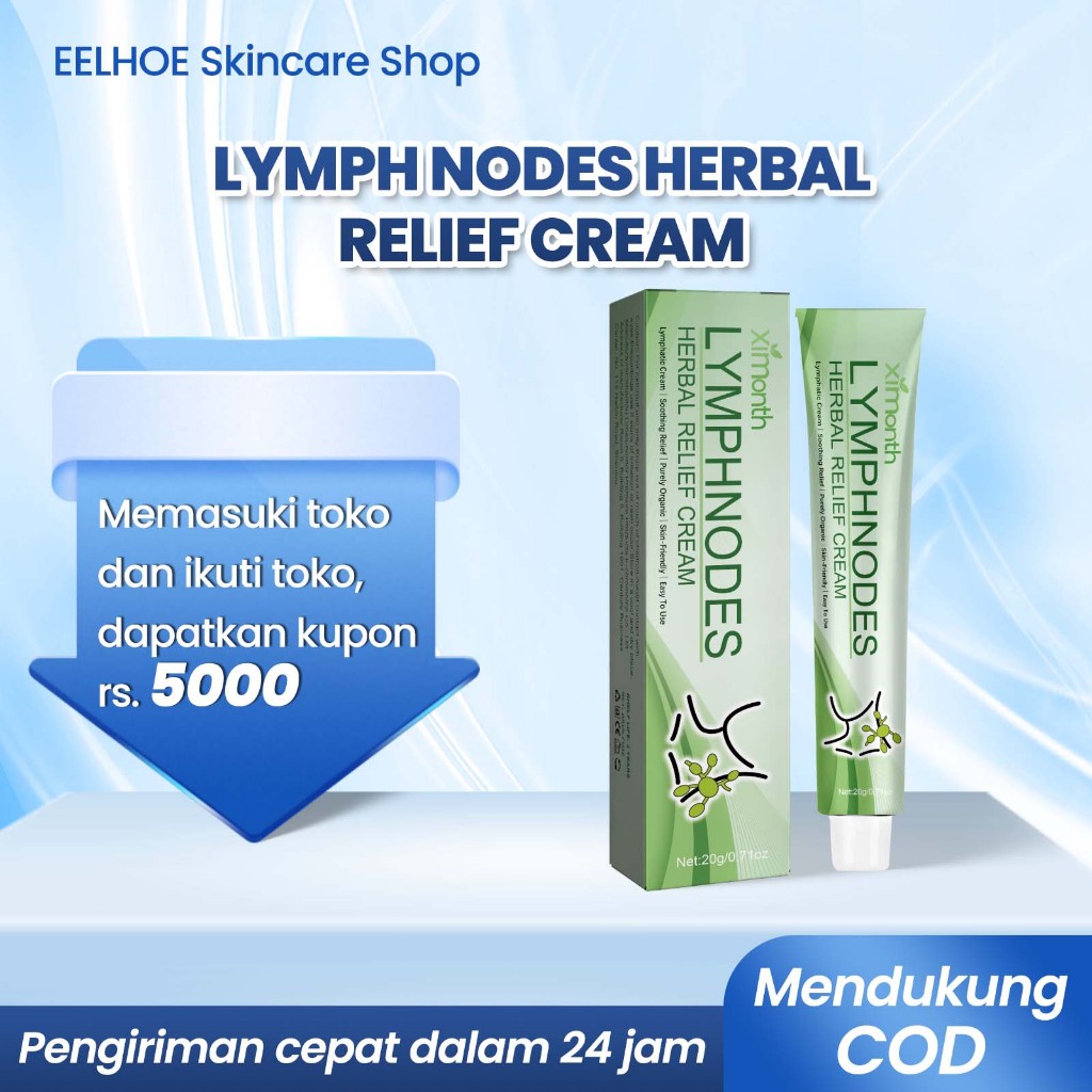 Ximonth Krim Perbaikan Limfatik Herbal 20g Lymph Nodes Herbal Relief Cream
