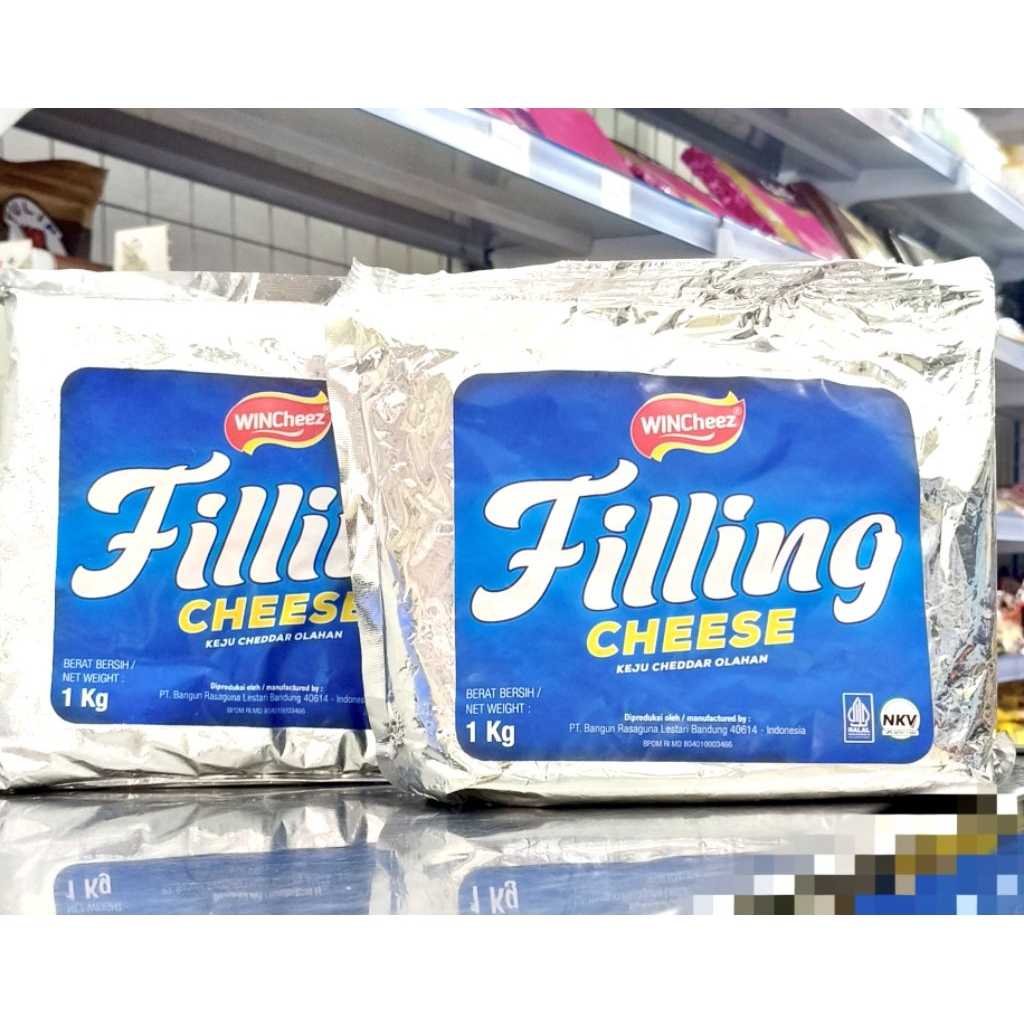 

Wincheez Cheese Filling 1kg/Wincheez Keju Oles/Isian Keju/Cheese Filling/Keju Oles