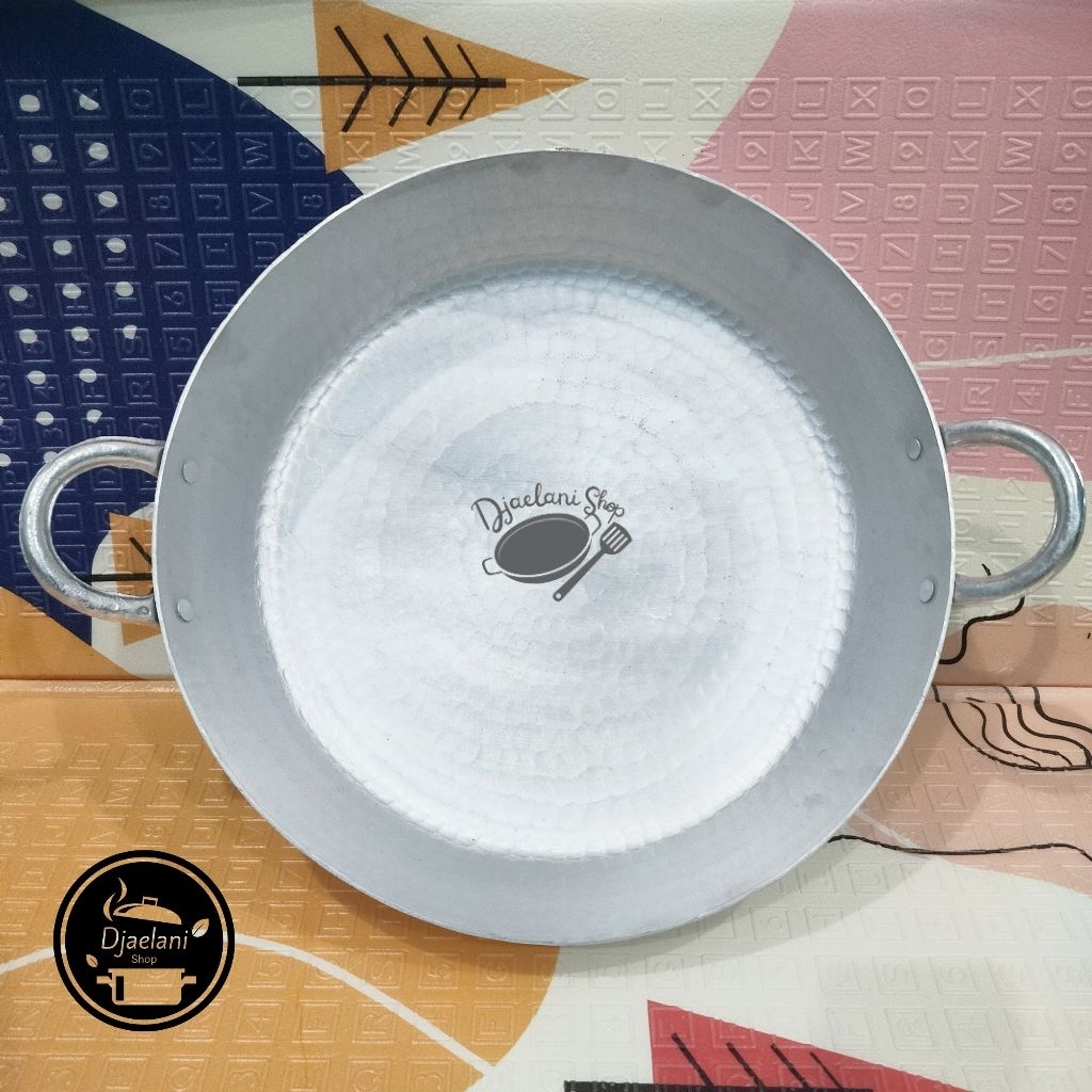 wajan datar 25cm,28cm,33cm,38cm wajan martabak wajan roti bakar cilung alumunium anti lengket khas g