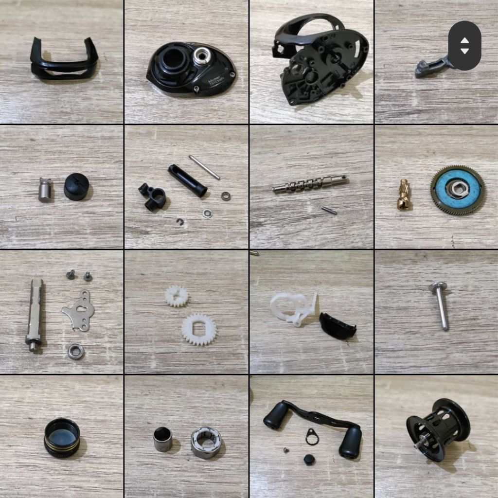 SPAREPART REEL BC KENZI ZENIX VORTEX WETFISH APEX ZEROX FRENZY