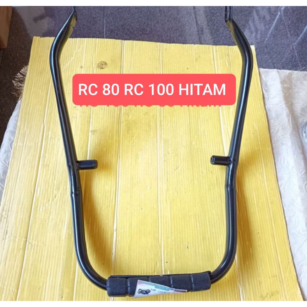 begel behel sadel   plus karet Suzuki RC bravo  RC  spirit RC 100  RC 80 warna hitam