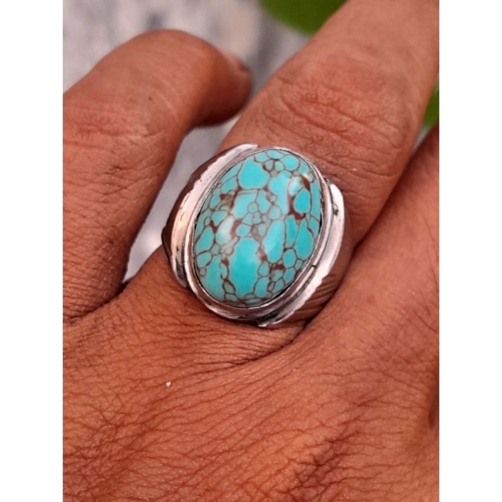 cincin batu pirus mesir urat merah