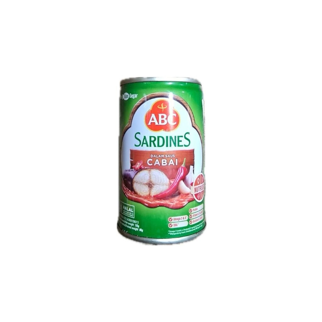 

ABC Sarden Cabai Ikan 155g