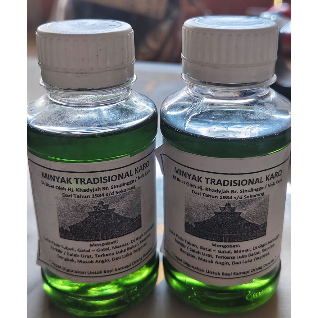 MINYAK KARO ASLI MEDAN wangi kelapa hijau