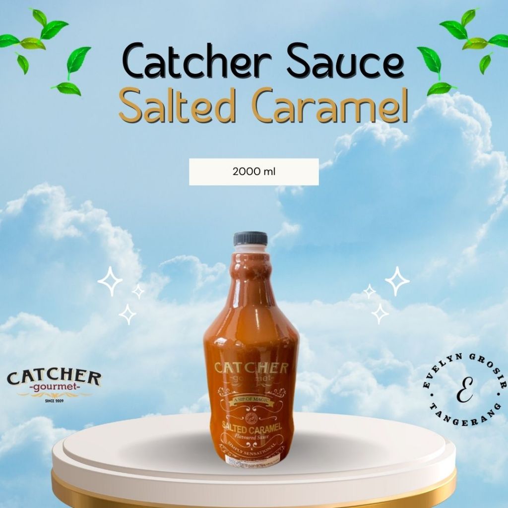 

Catcher Gourmet Salted Caramel Flavored Sauce 2 L - Salted Caramel Sauce 2 Liter