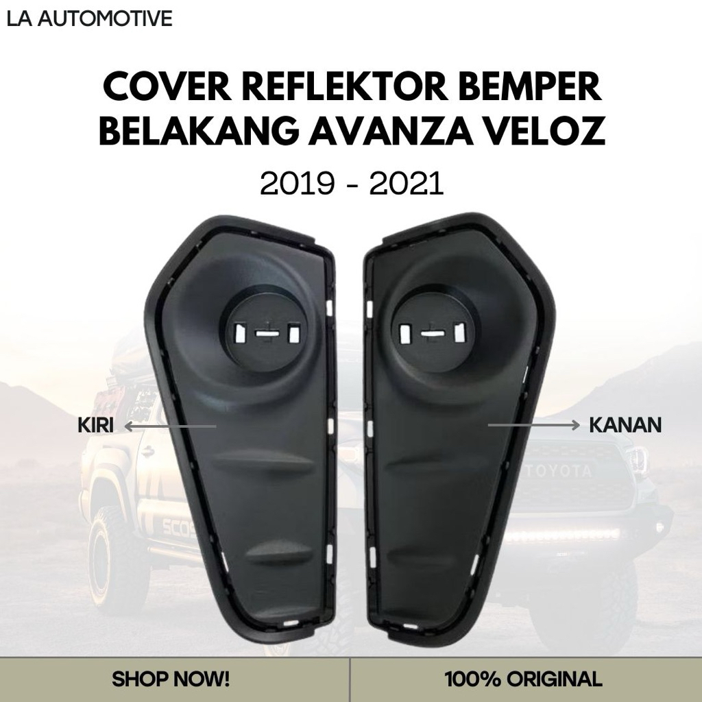COVER REFLEKTOR BEMPER BELAKANG AVANZA VELOZ 2019-2021