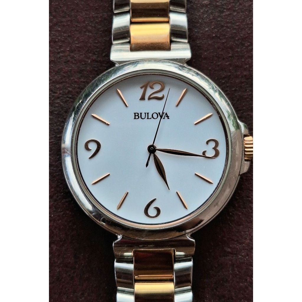 Bulova Jam Tangan Wanita Prelove Original Mewah