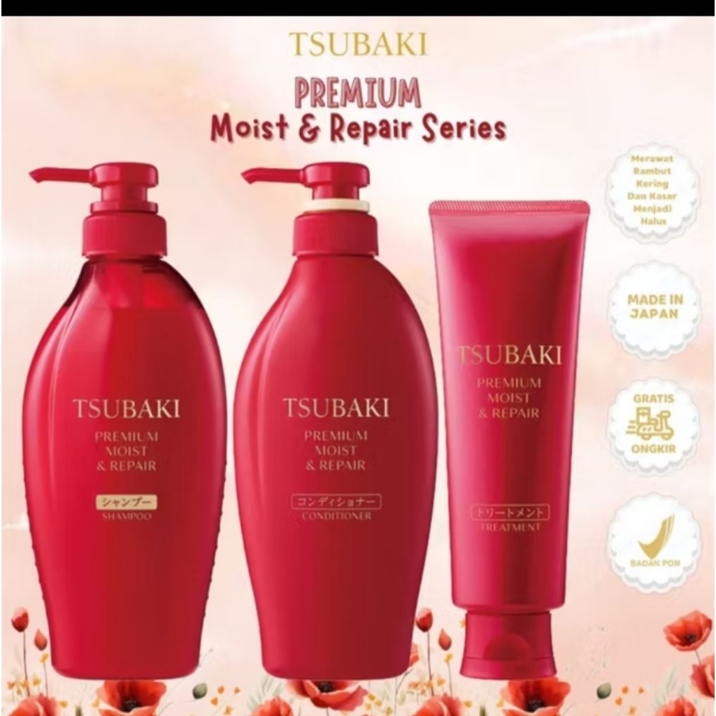 Tsubaki Moist Shampoo / Conditioner 450ml