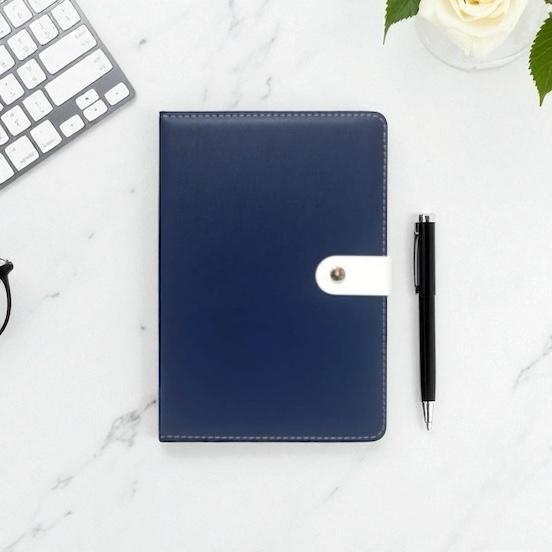 

Notebook NBK 0114 (A5) - Buku Agenda Kancing - Catatan Kerja Cover Bahan Kulit Elegant