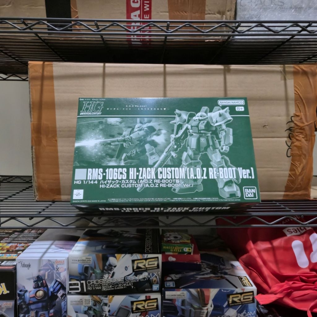 HGUC Hi-Zack Custom A.O.Z Re-Boot Ver. Bandai MIB