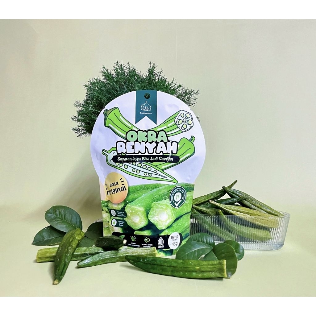 

HALAL Okra Renyah 38g - Keripik Okra Renyah