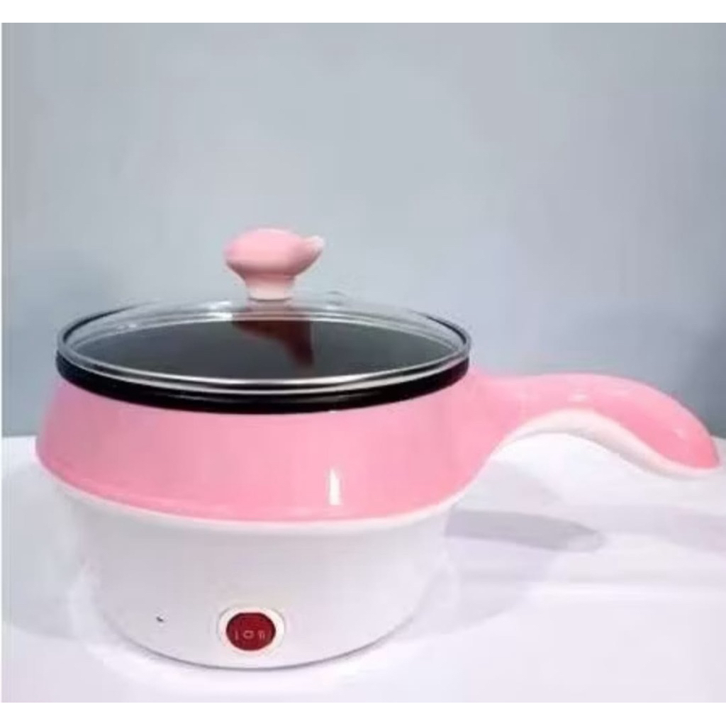 Panci Listrik Kompor Listrik Mini 1.2L KomporListrik Pelapis Anti Lengket Multifungsi  panci listrik