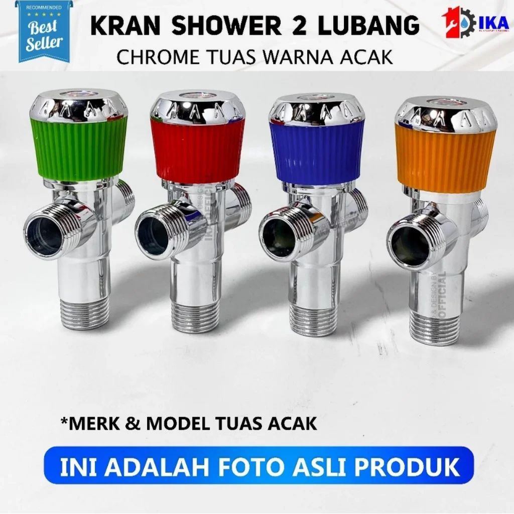 Kran jet shower pvc cabang 2 Shisuka