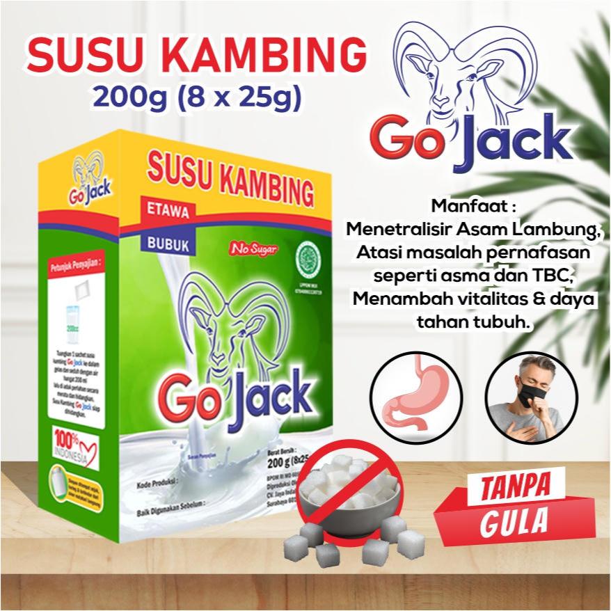 

Susu Kambing Etawa Tanpa Gula 200g Go Jack Original