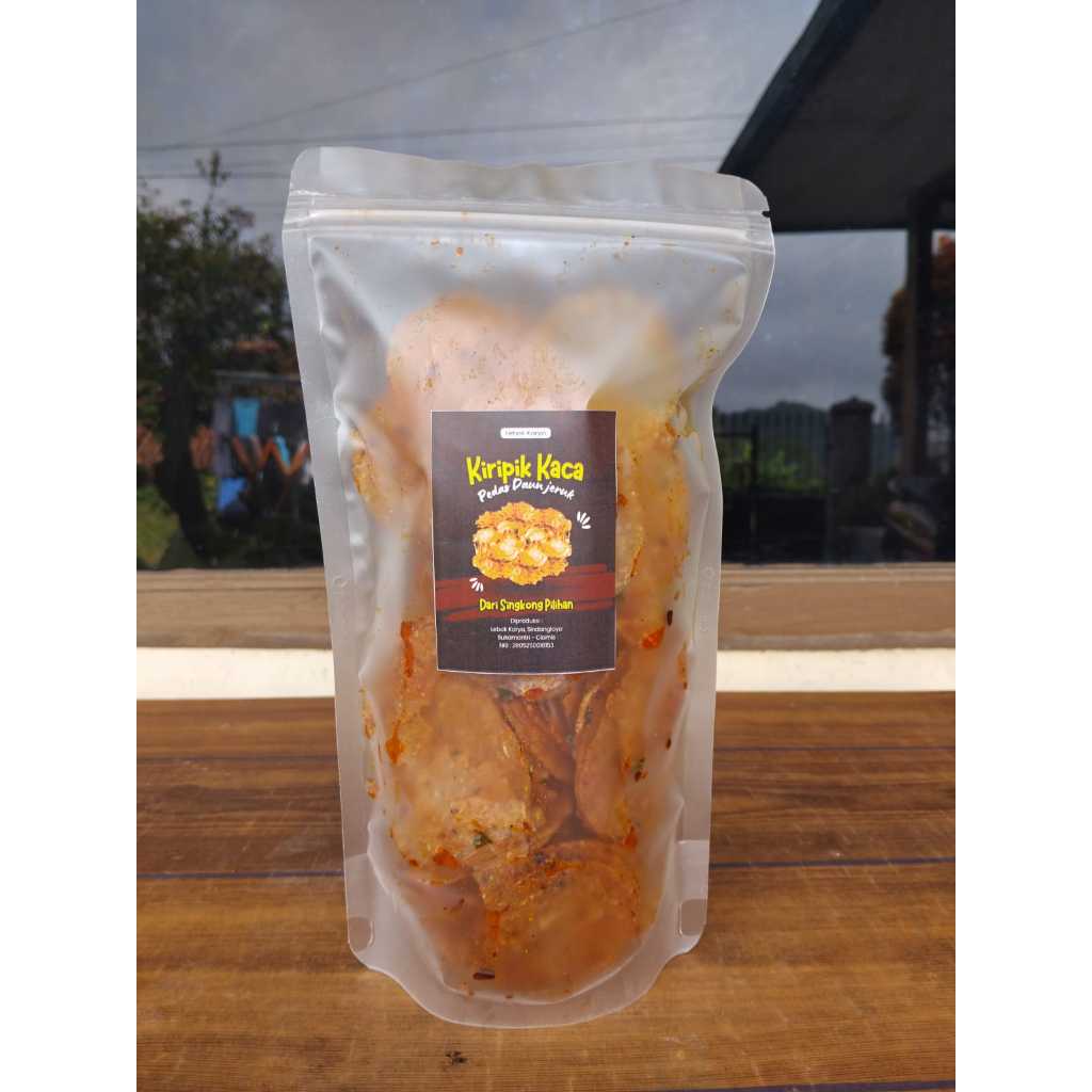 

KRIPCA Keripik Kaca Pedas Daun Jeruk