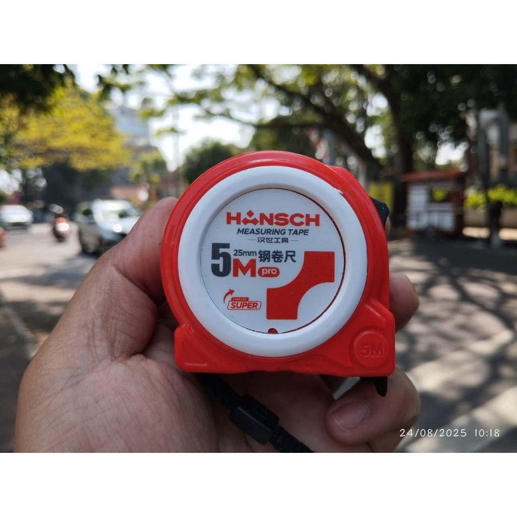 HANSCH PITA UKUR METERAN 5M 10M