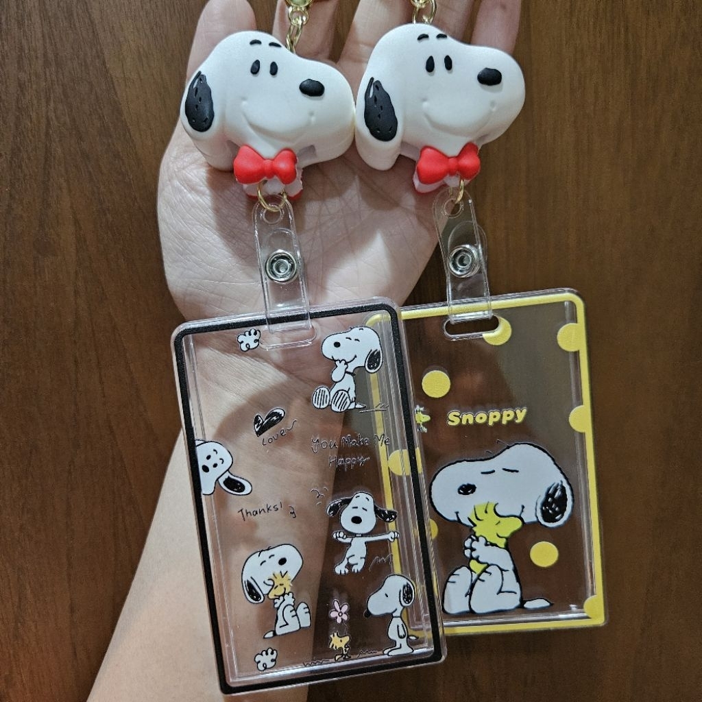 

Snoopy Name Tag / ld Card Holder Snoopy Gantungan kartu Snoopy