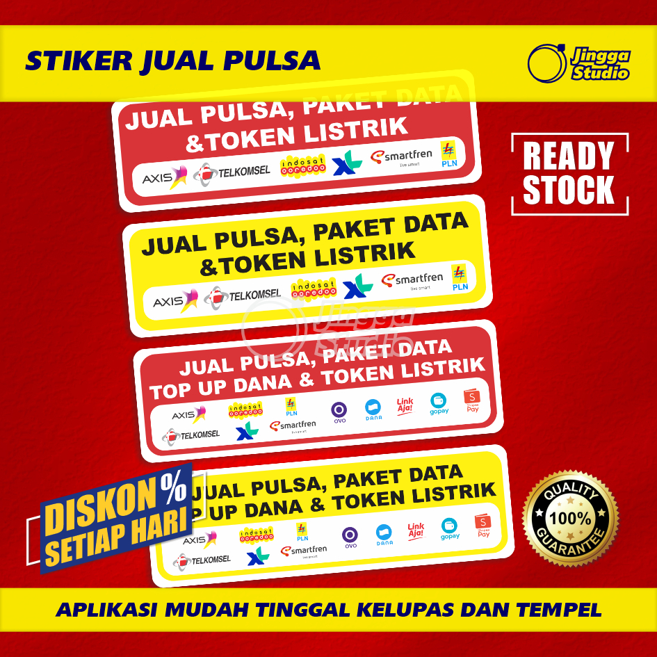 

Stiker Jual Pulsa Token Listrik