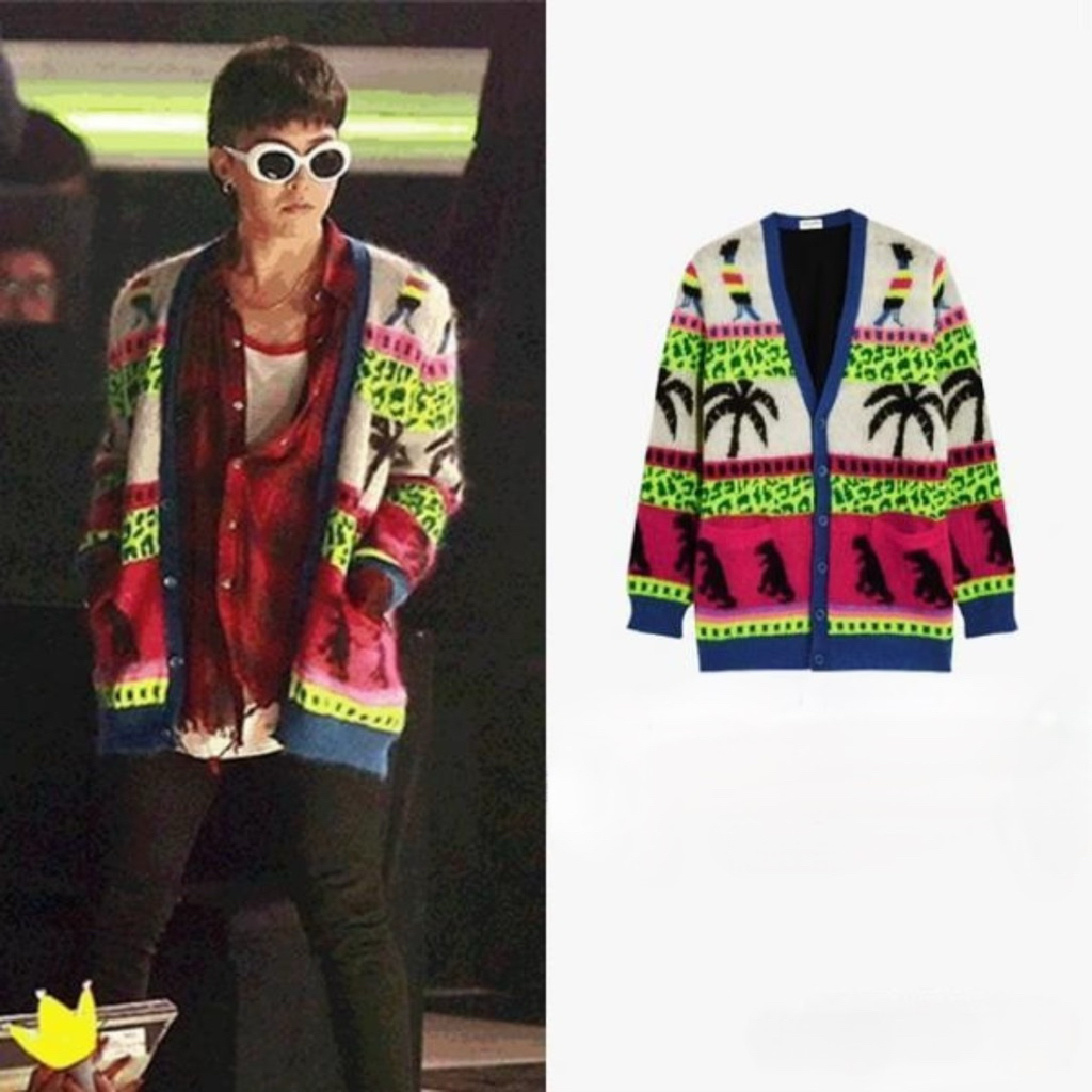 [Unisex] Cardigan Y Multicolor Dino