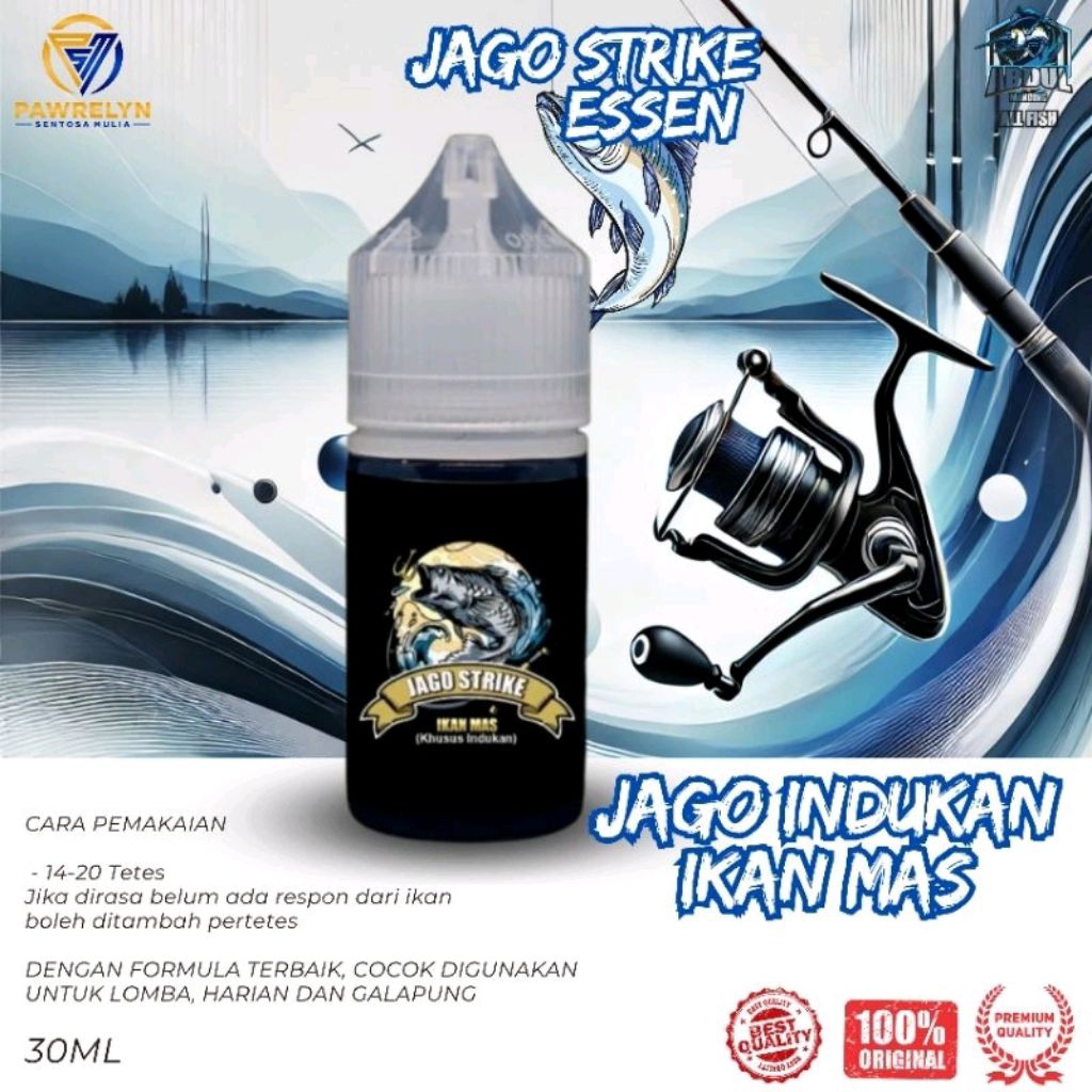ESSEN JAGO STRIKE KHUSUS INDUKAN IKAN MAS BIANG IMPORT