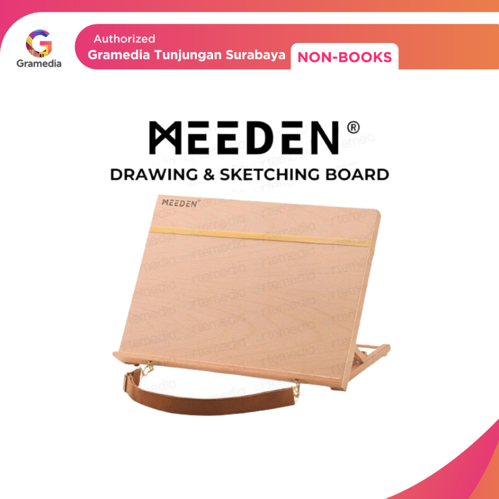 

Gramedia Tunjungan : Meeden Drawing & Sketching Board / Artist Table Top Papan Gambar