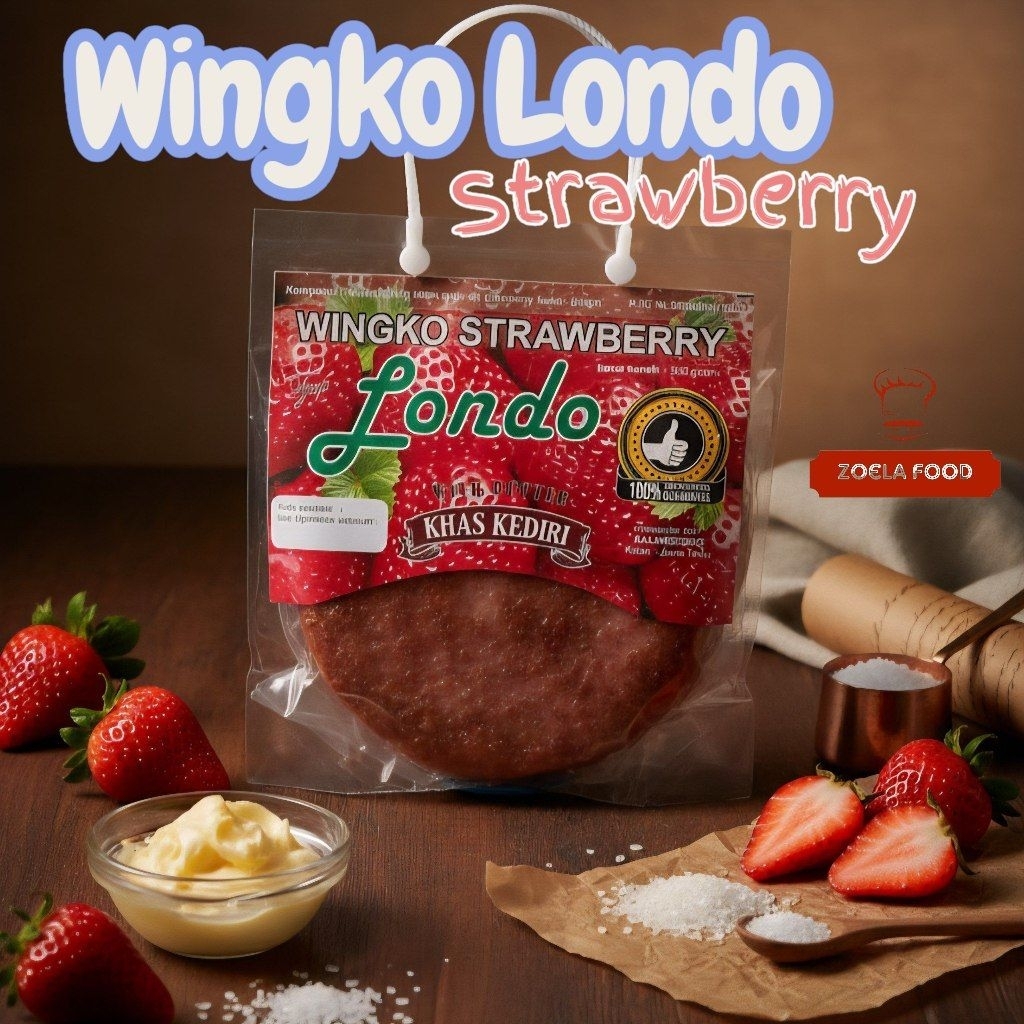 

WINGKO LONDO wingko jumbo khas Kediri rasa STRAWBERRY