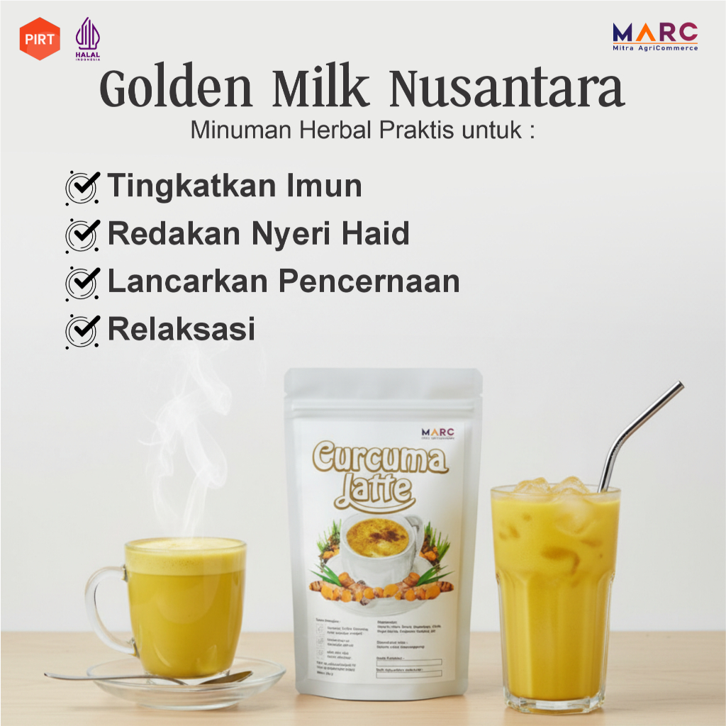 

Curcuma Latte Sehat – Minuman Herbal Praktis untuk Imun, Nyeri, Pencernaan & Relaksasi