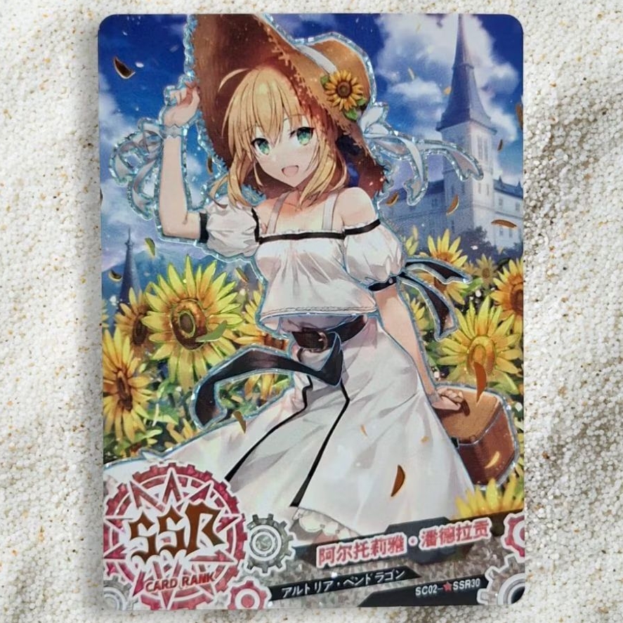 Kartu CCG Card Of God Fate Grand Order Altoria Pendragon SSR Pink